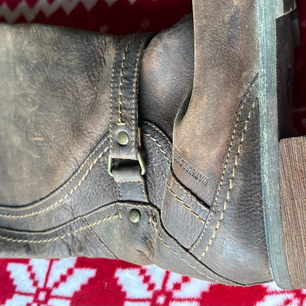 Leather knee high boots sz 11 - Picture 9 of 13